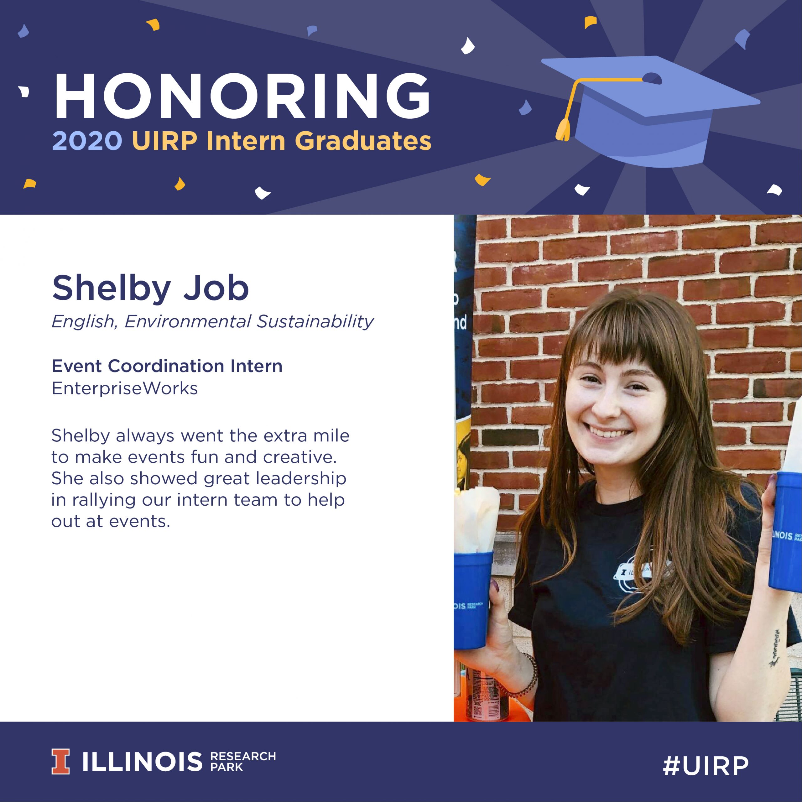 Shelby Job, Event Coordination Intern at EnterpriseWorks