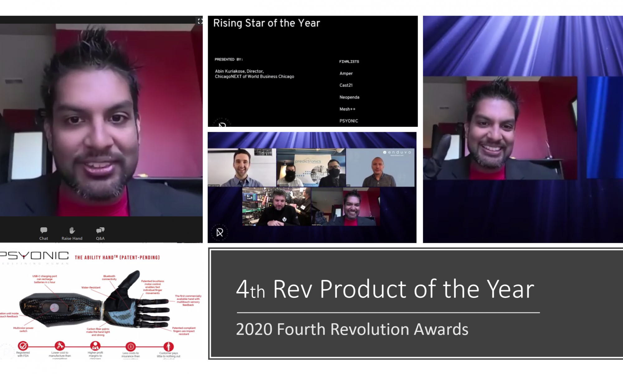 PSYONIC Fourth Revolution Awards 2020