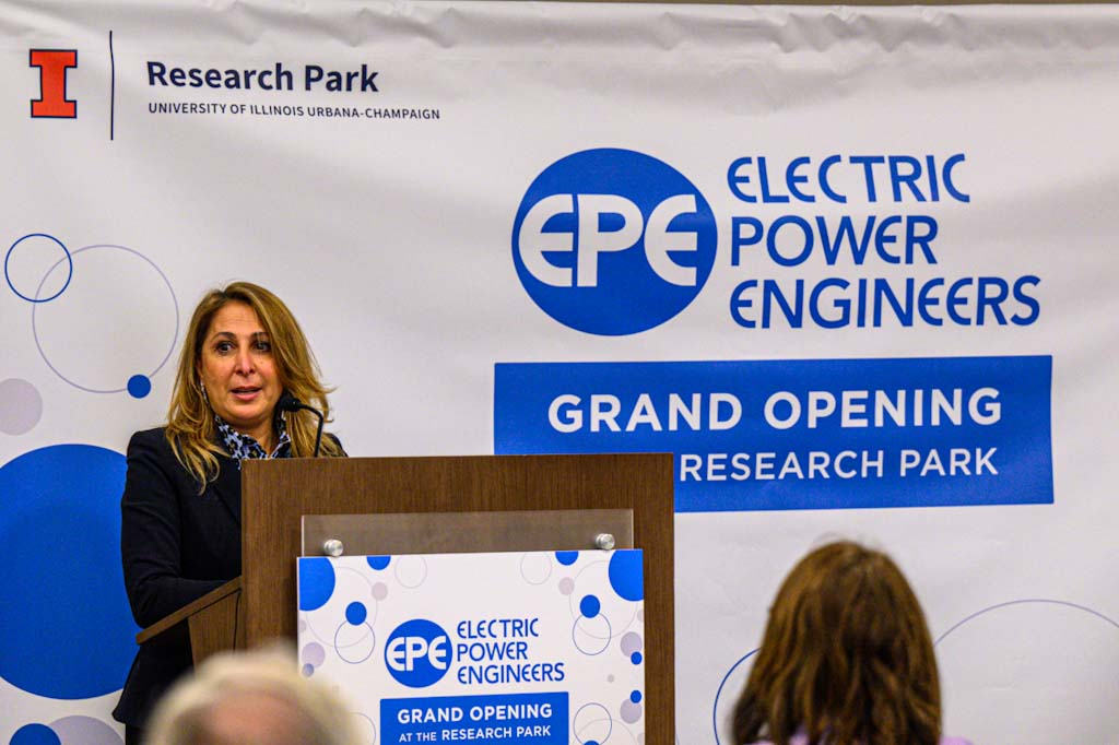 Speaker at the EPE Grand Opening.