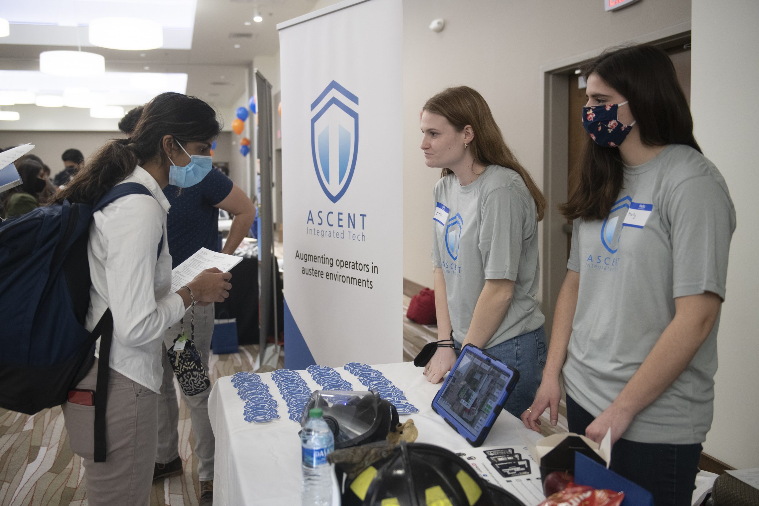 Ascent booth at the Research Park Career Fair.