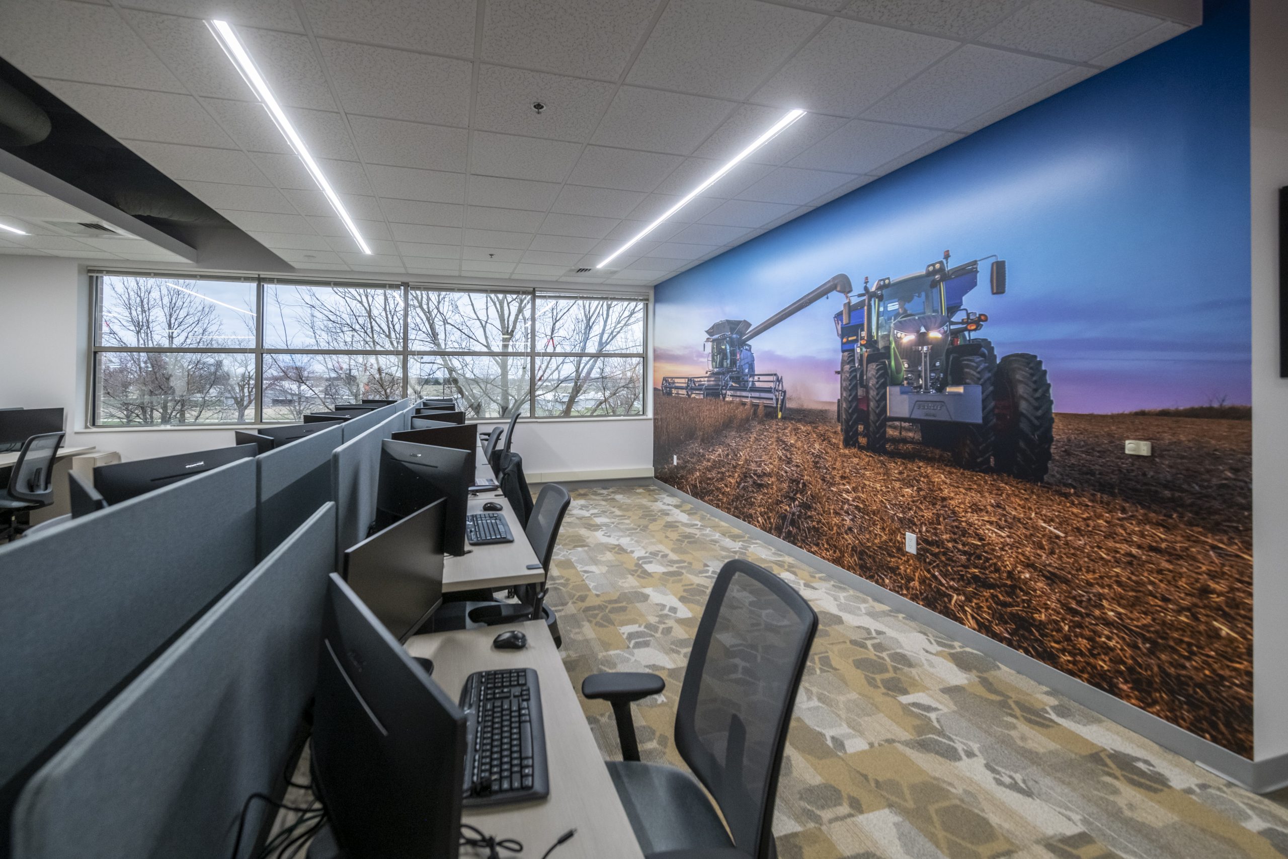 AGCO Acceleration Center's new office space. 