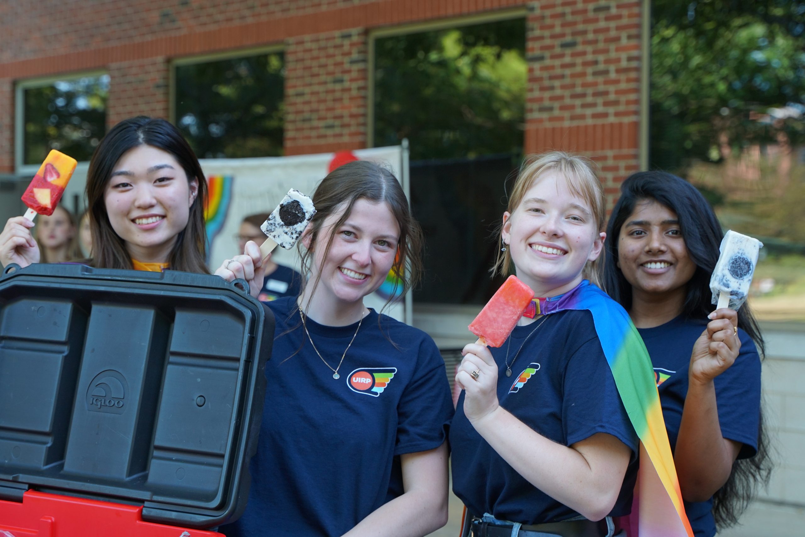 Fire @ Five June 2022: Research Park interns enjoying Pride in the Park