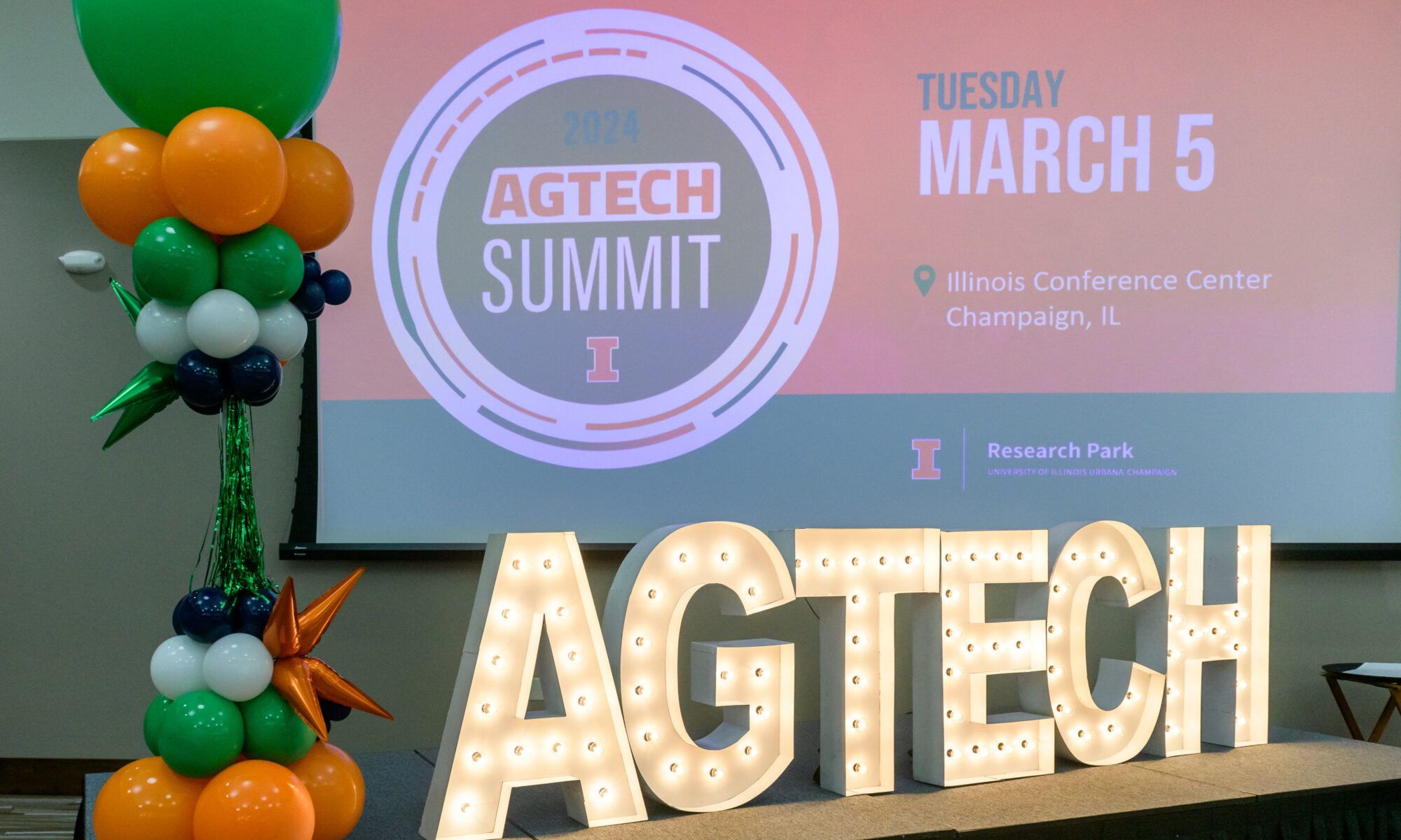 AgTech Sign and Backdrop