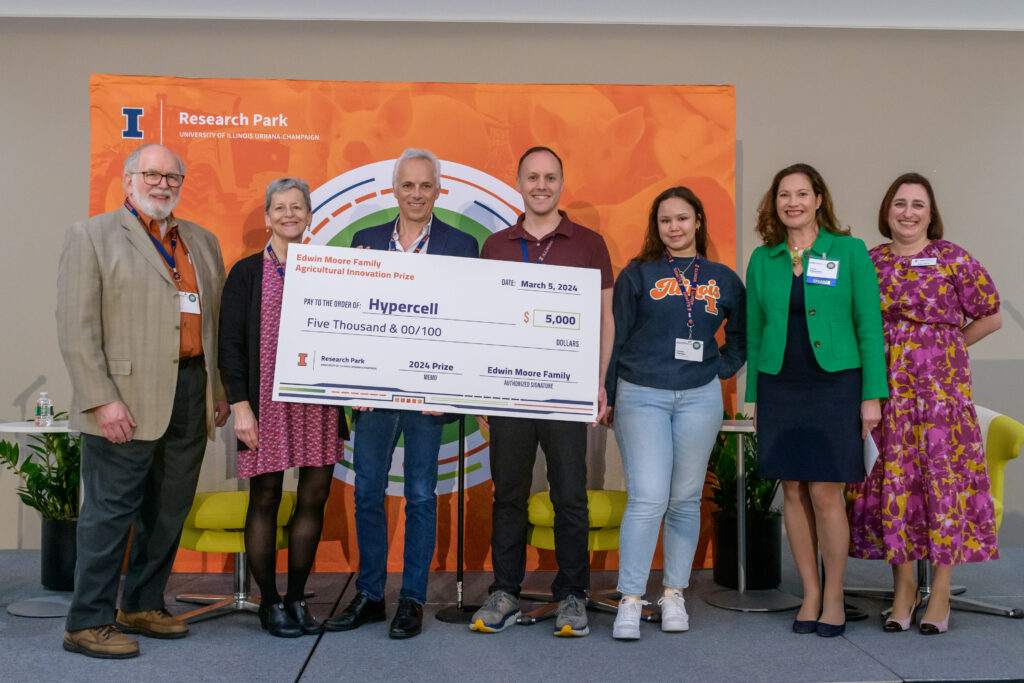 Hypercell Technologies with check from Moore Prize