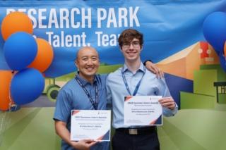 Award Finalist Ethan Rasmussen and Manager