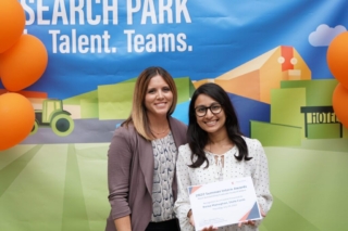 Award Finalist Raina Monaghan and Manager