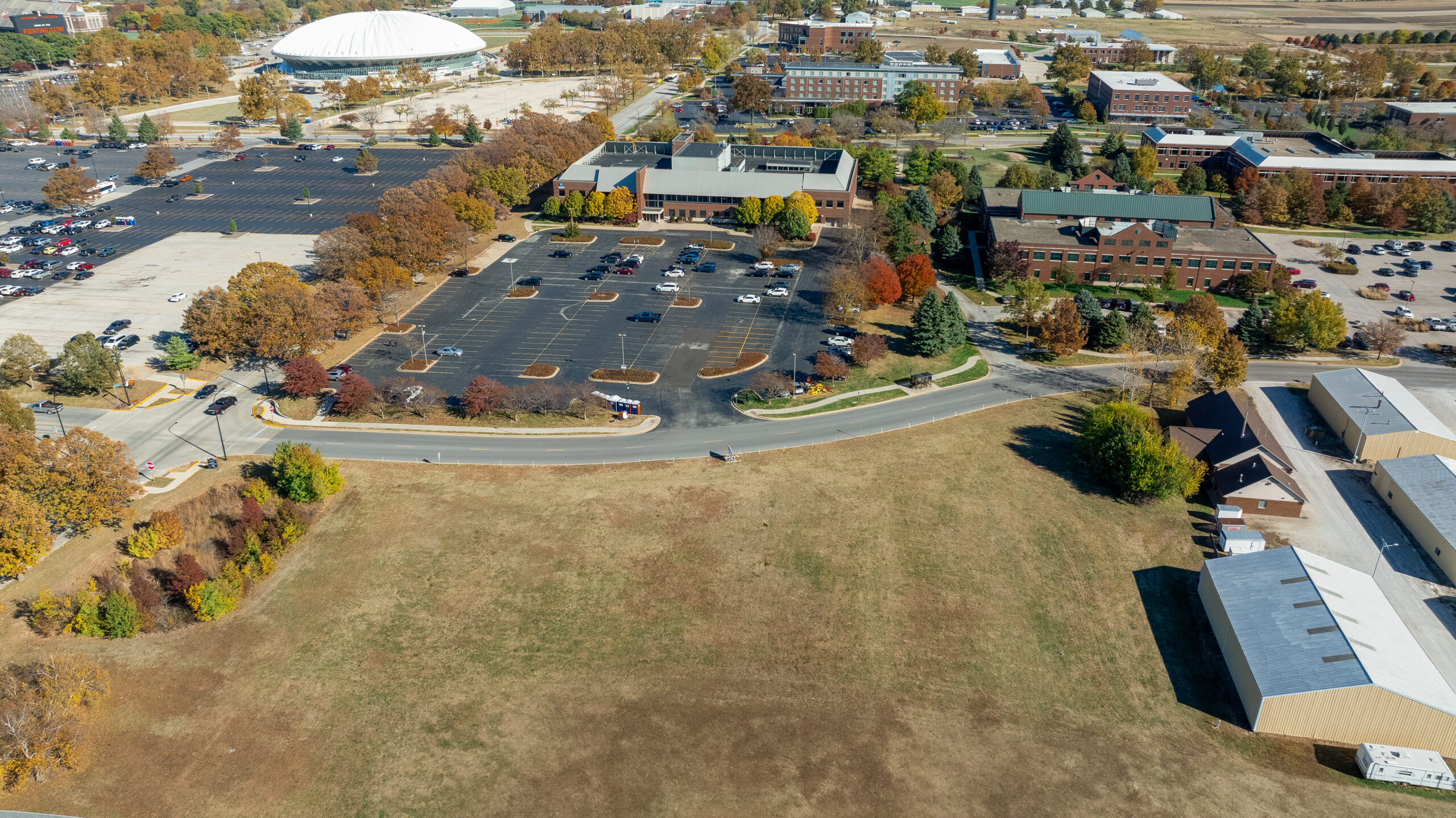 Reseach Park Oak Stree tin Champaign, IL on Monday, November 3, 2025.