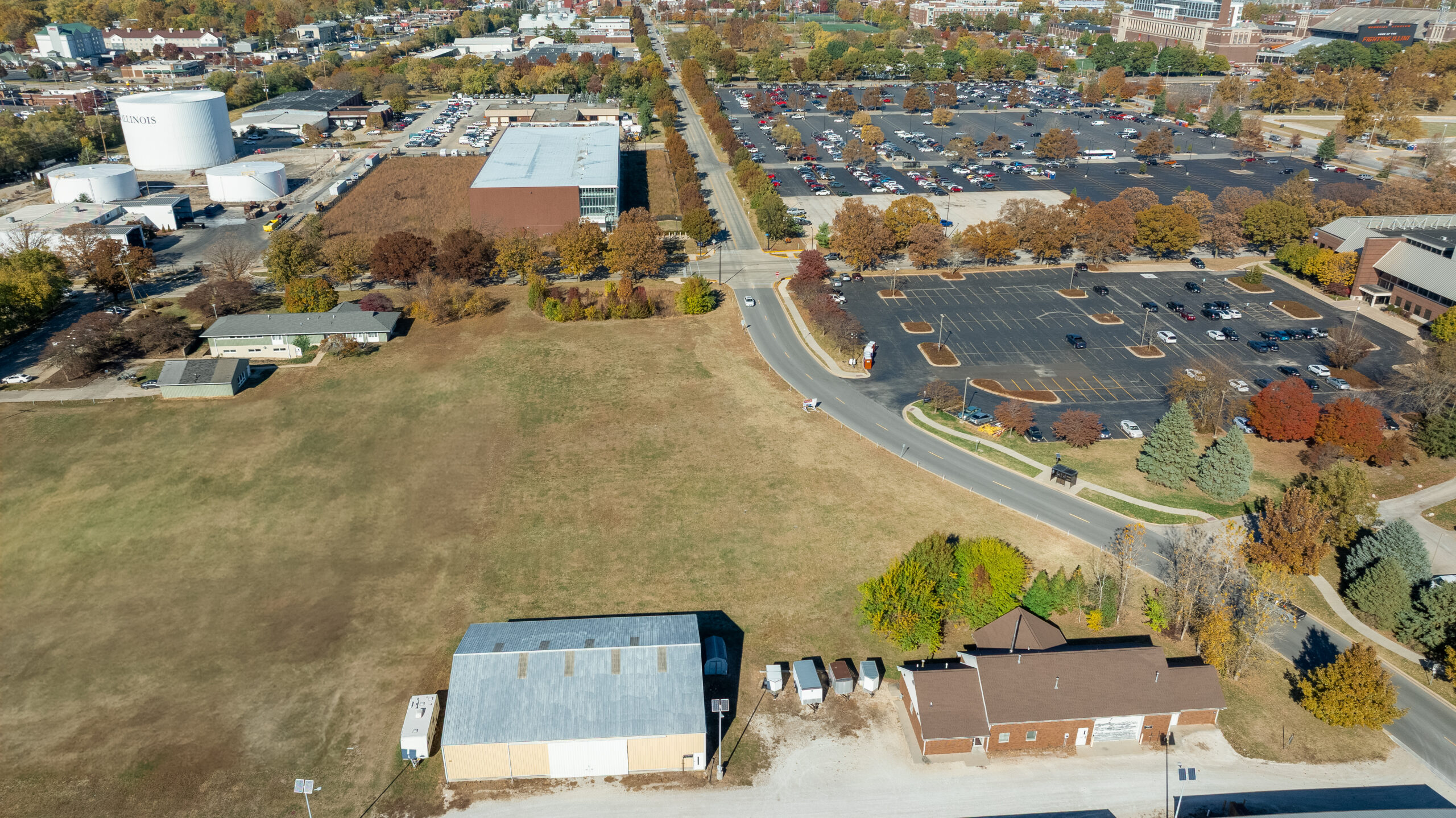 Reseach Park Oak Stree tin Champaign, IL on Monday, November 3, 2025.